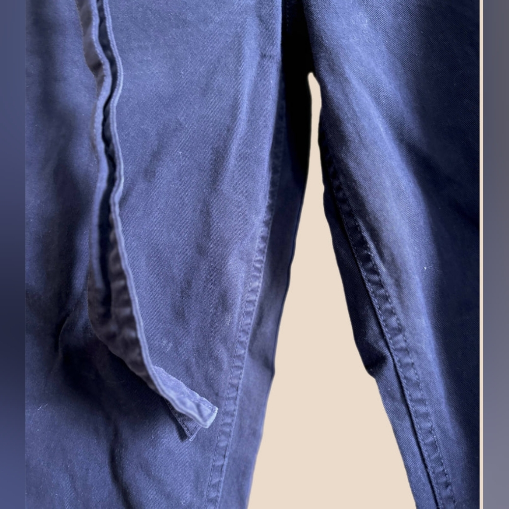 Michael Stars Kenya Wide Leg High Rise Navy Blue Pants - Picture 5 of 8